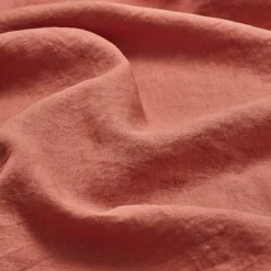 Burnt Orange 100% Linen Pillowcases (Pair)