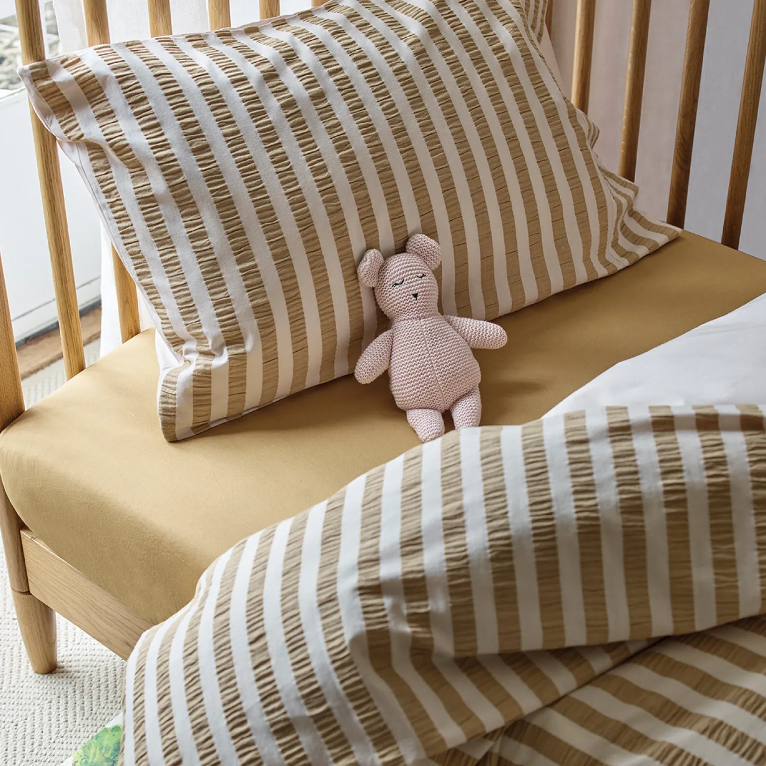 Chalk Knitted Teddy bear