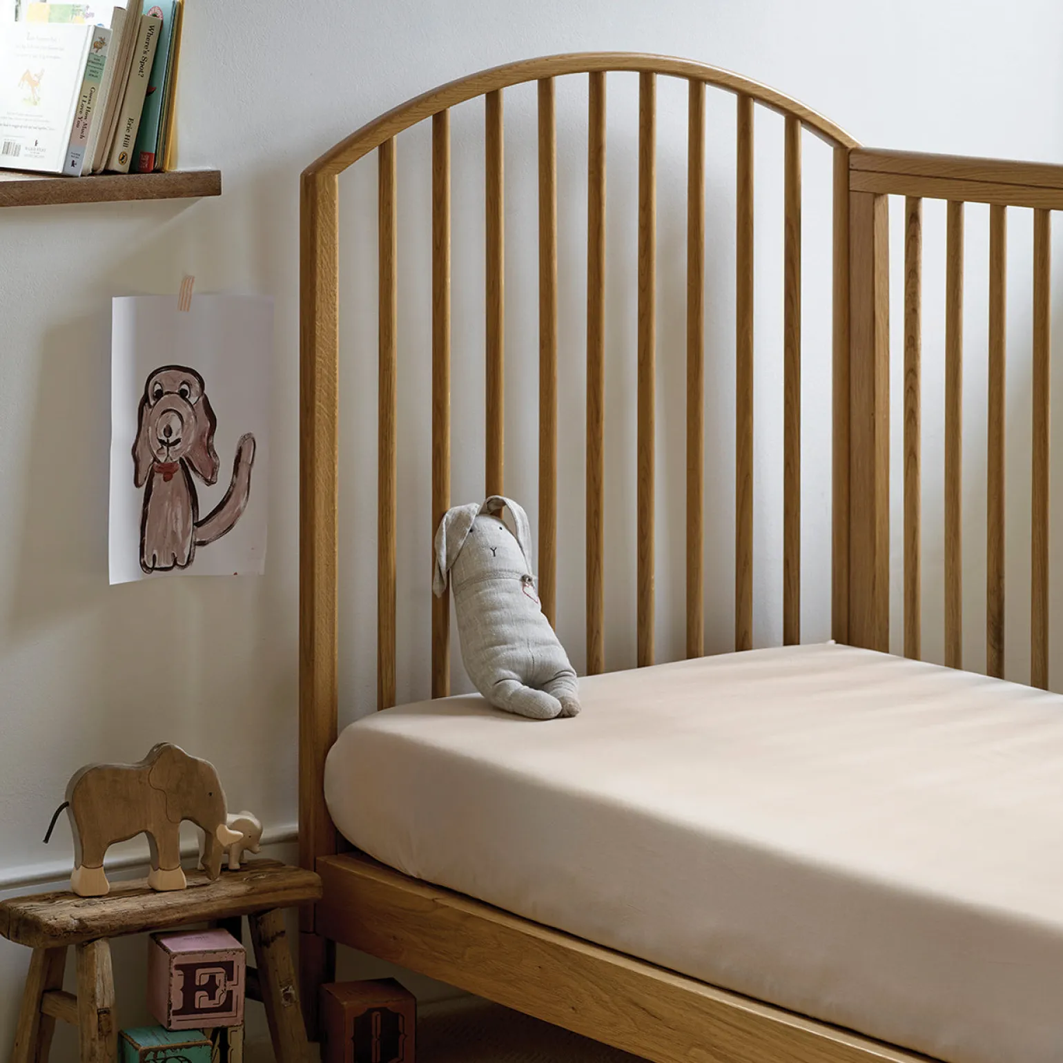 Parchment Kids Cotton Fitted Sheet