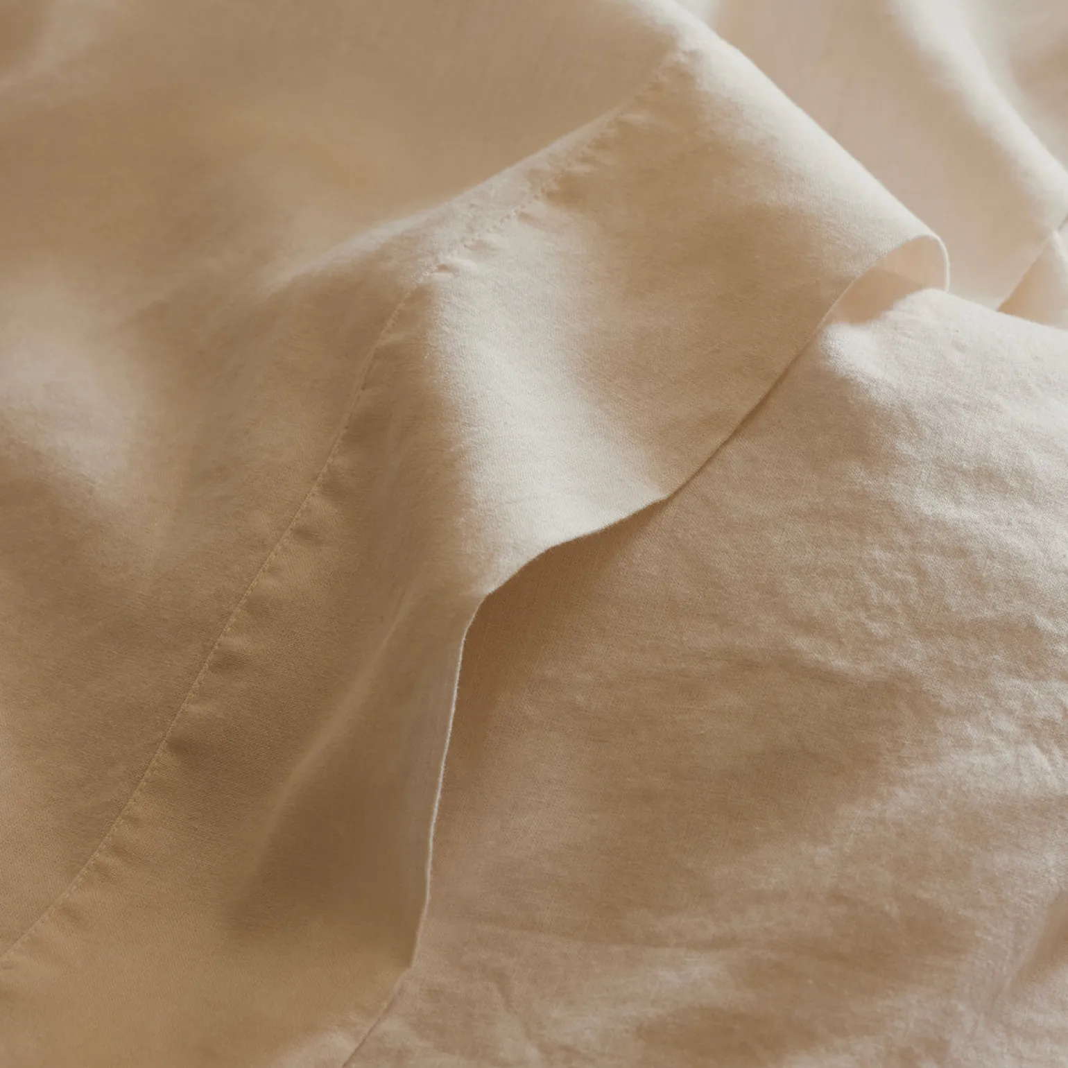 Pearl Linen Blend Flat Sheet