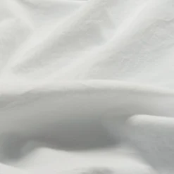 White Washed Cotton Percale Duvet Cover