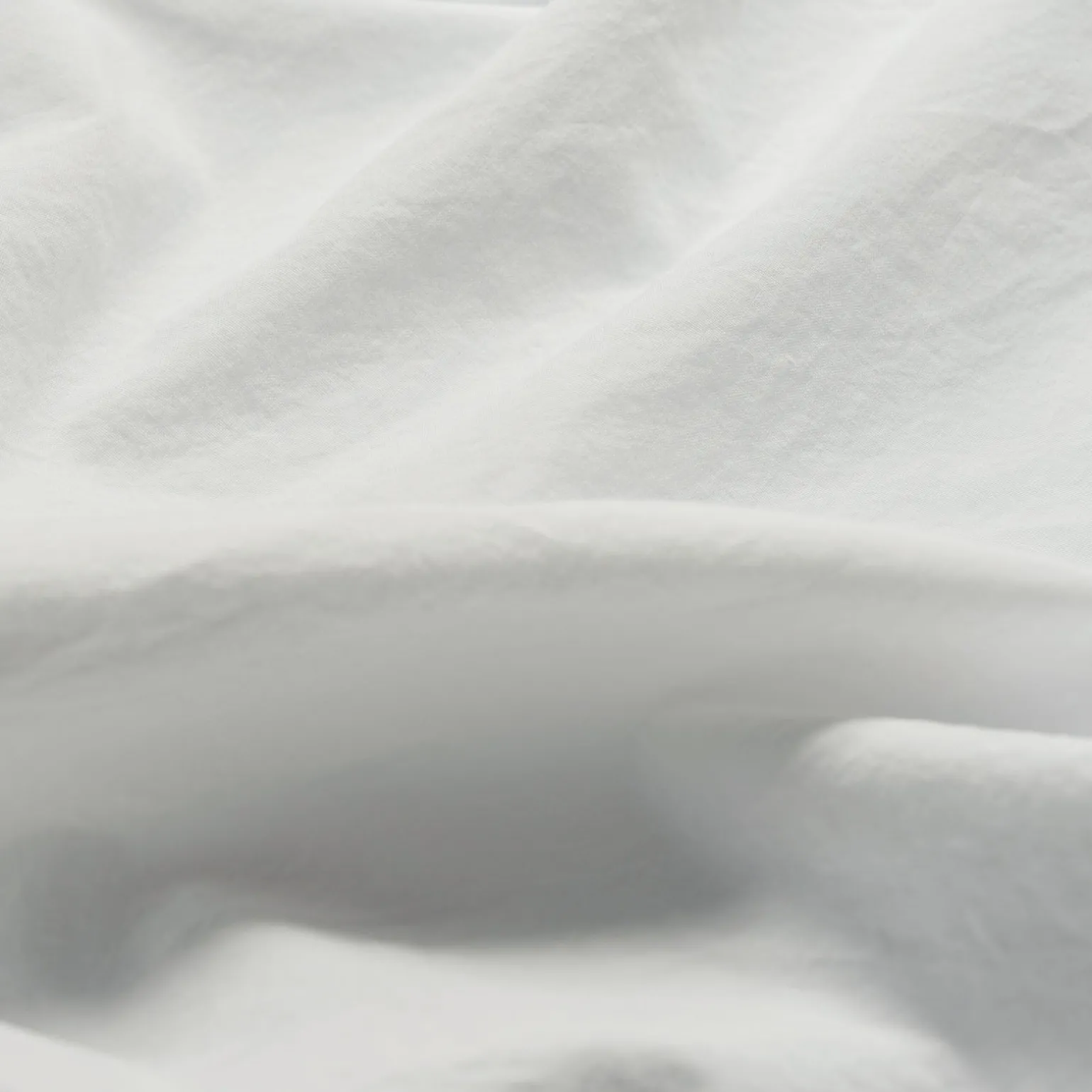 White Washed Cotton Percale Flat Sheet